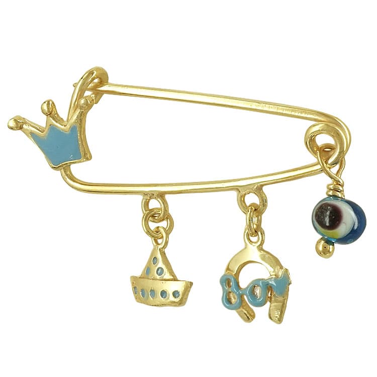 Boys' Safety Pins Gofas Silver