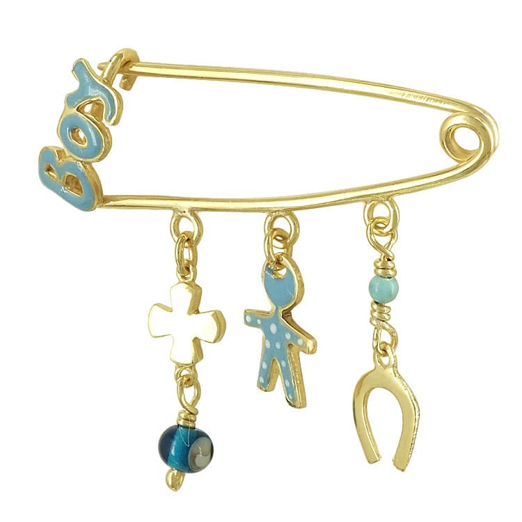 Boys' Safety Pins Gofas Silver