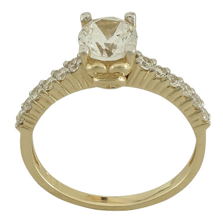 Women's Engagement Rings Gofas Gold
