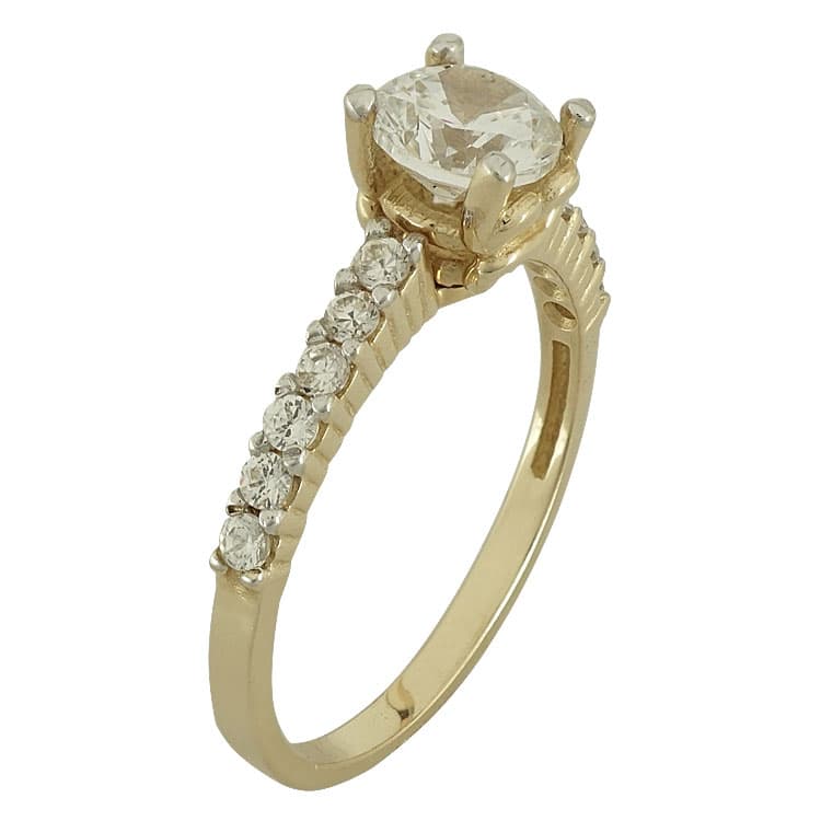 Women's Engagement Rings Gofas Gold
