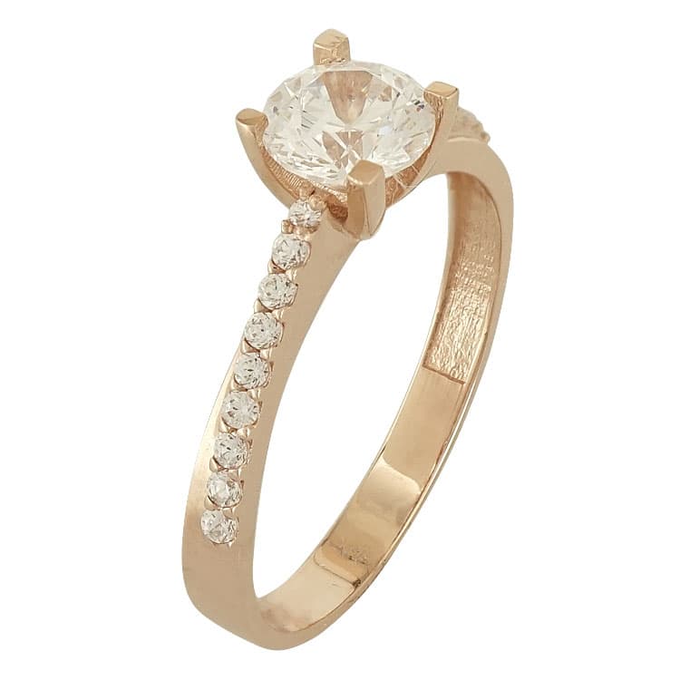 Women's Engagement Rings Gofas Rose Gold