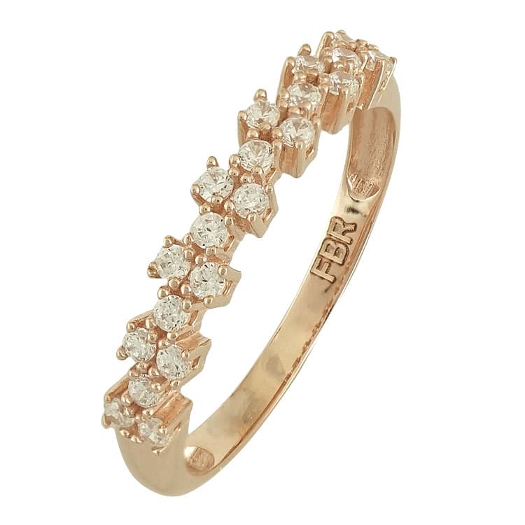 Ροζ Χρυσό Σειρέ Δαχτυλίδι Κ14 DX83641