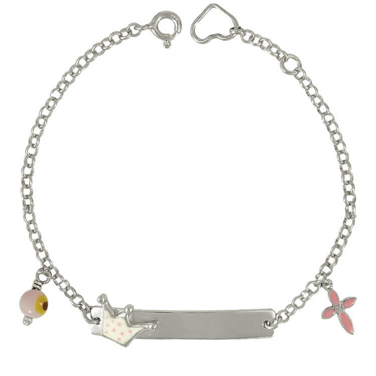 Ασημένια Παιδική Ταυτότητα TVR300