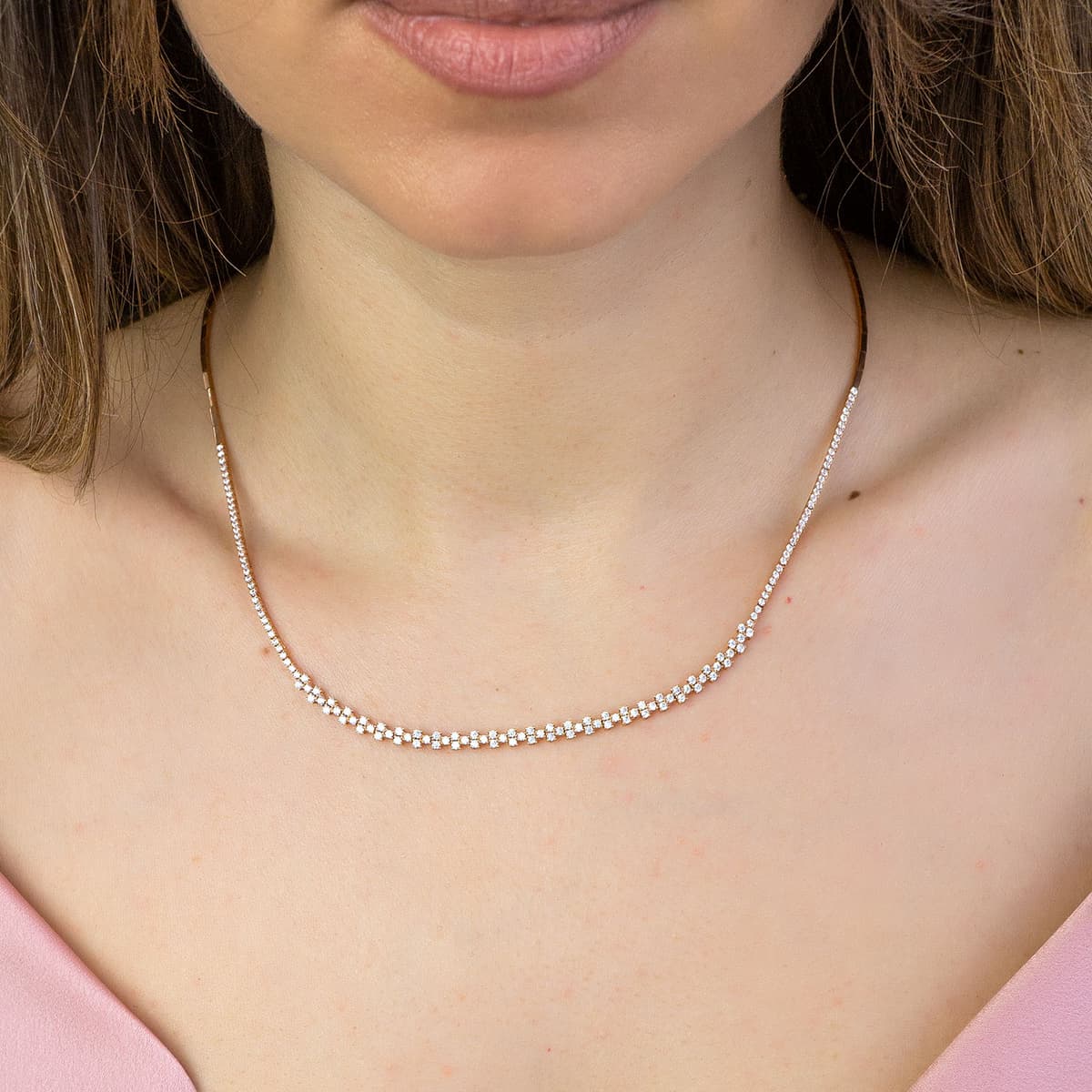 Women's Necklaces Gofas Rose Gold