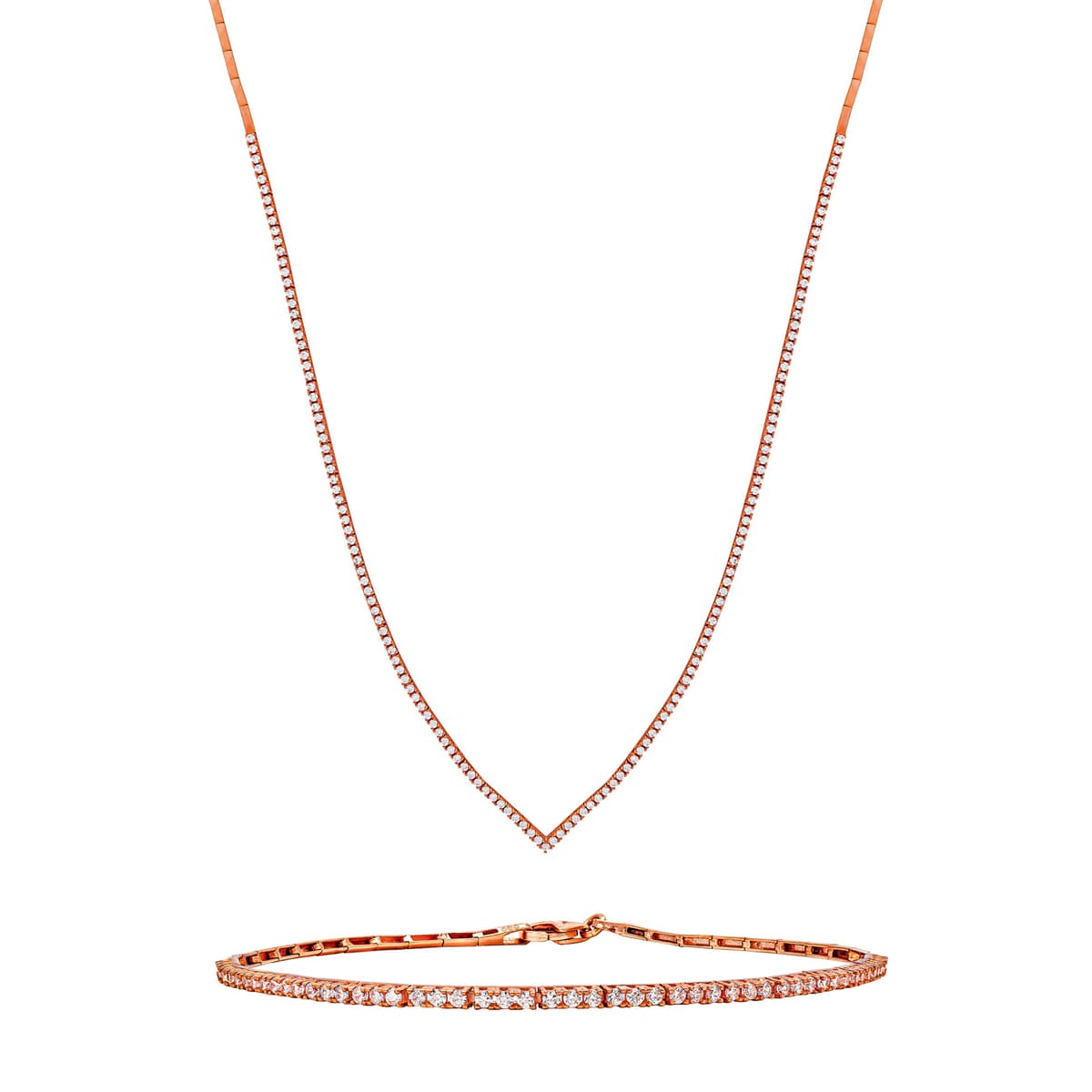 Women's Necklaces Gofas Rose Gold