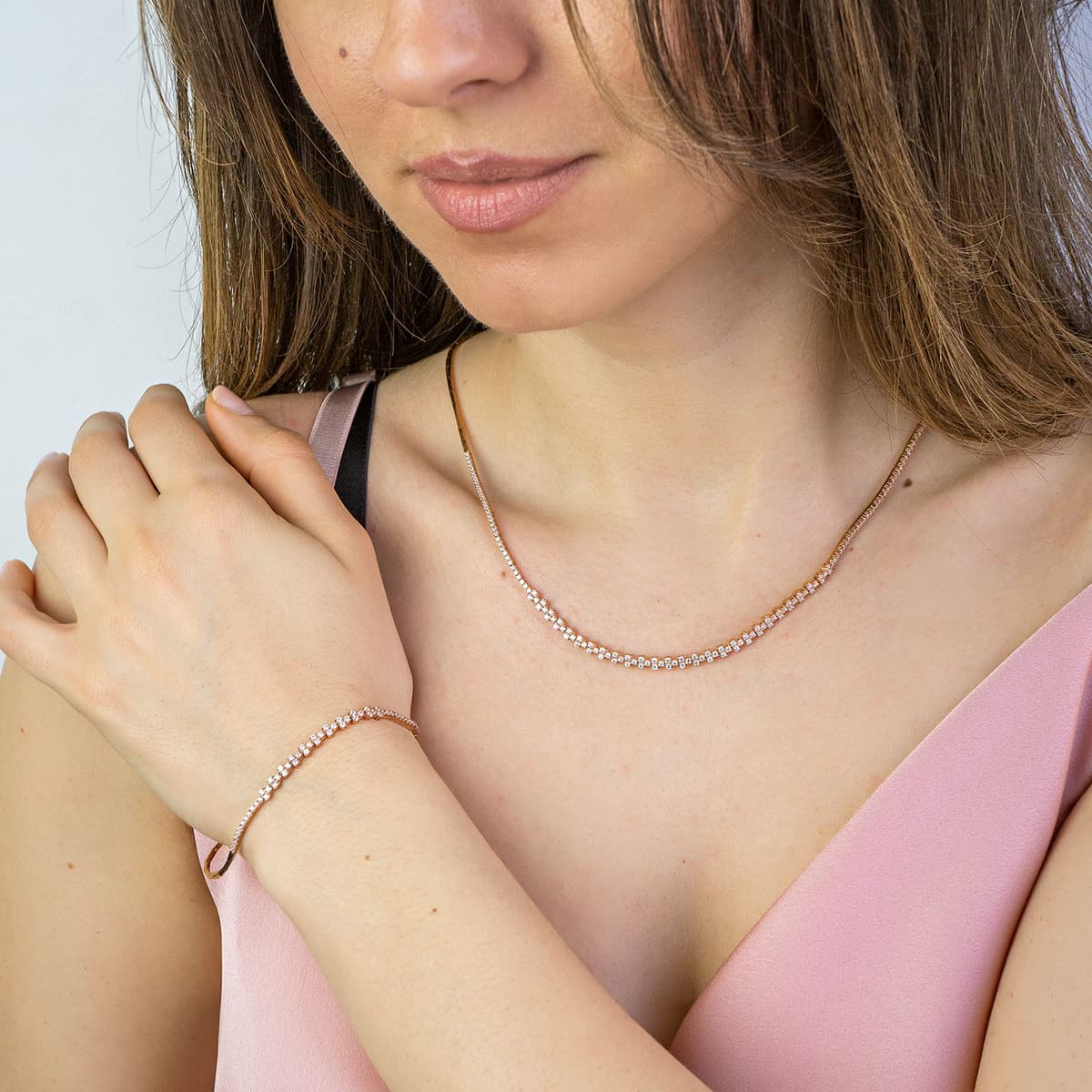 Women's Necklaces Gofas Rose Gold