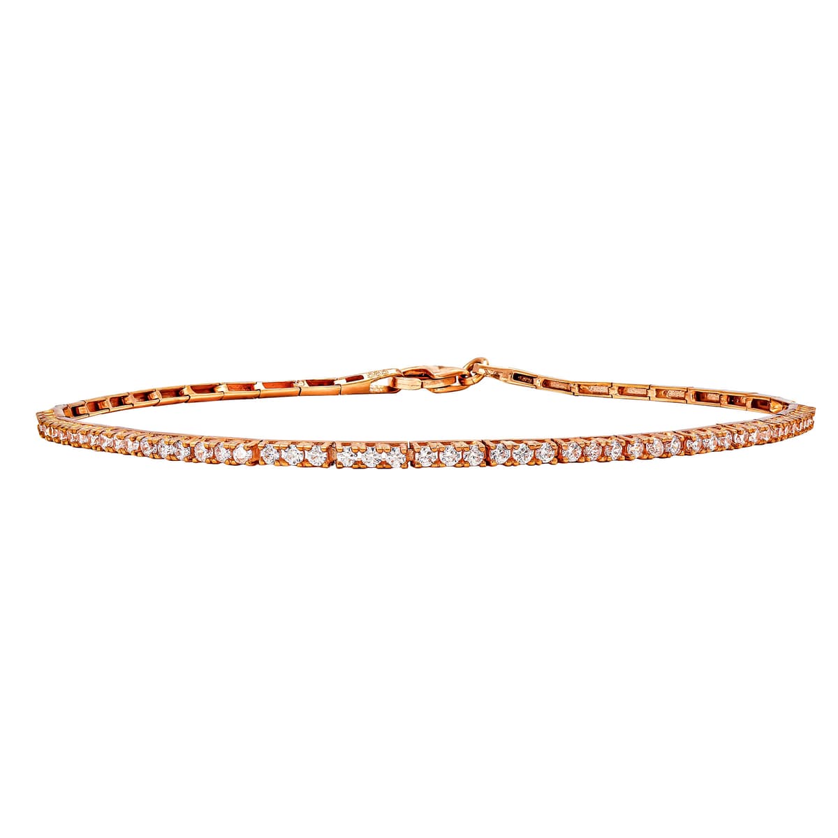 Ροζ Χρυσό Βραχιόλι Ριβιέρα Κ14 VR83662