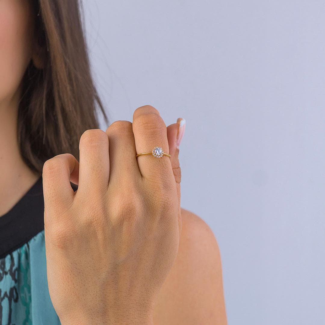 Women's Engagement Rings Gofas Rose Gold