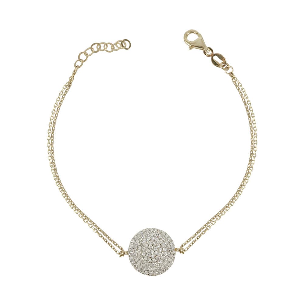 Βραχιόλι Από Κίτρινο Χρυσό Κ14 VR90835