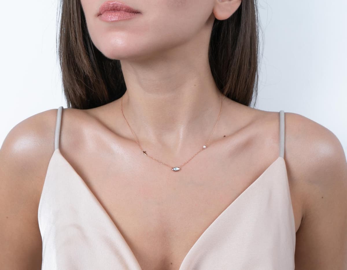 Women's Necklaces Gofas Rose Gold