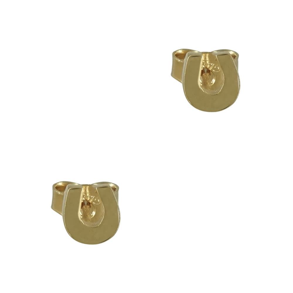 Κίτρινα Χρυσά Παιδικά Σκουλαρίκια Πέταλο Κ9 PSK328