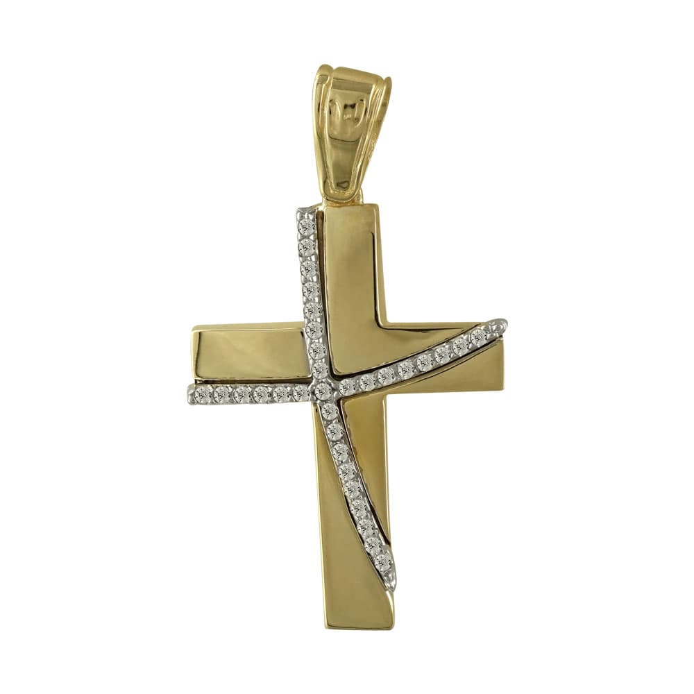 Girls' Baptism Crosses Gofas Gold