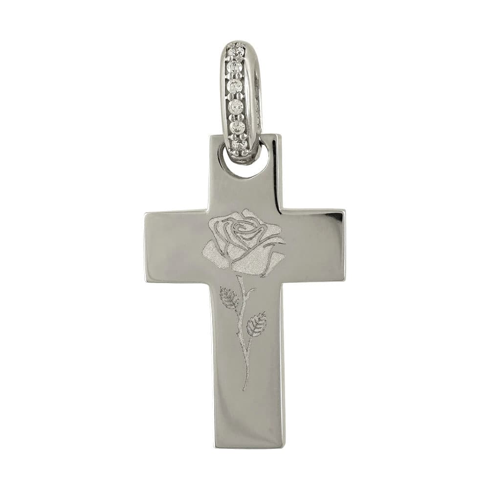 Girls' Baptism Crosses Gofas Silver