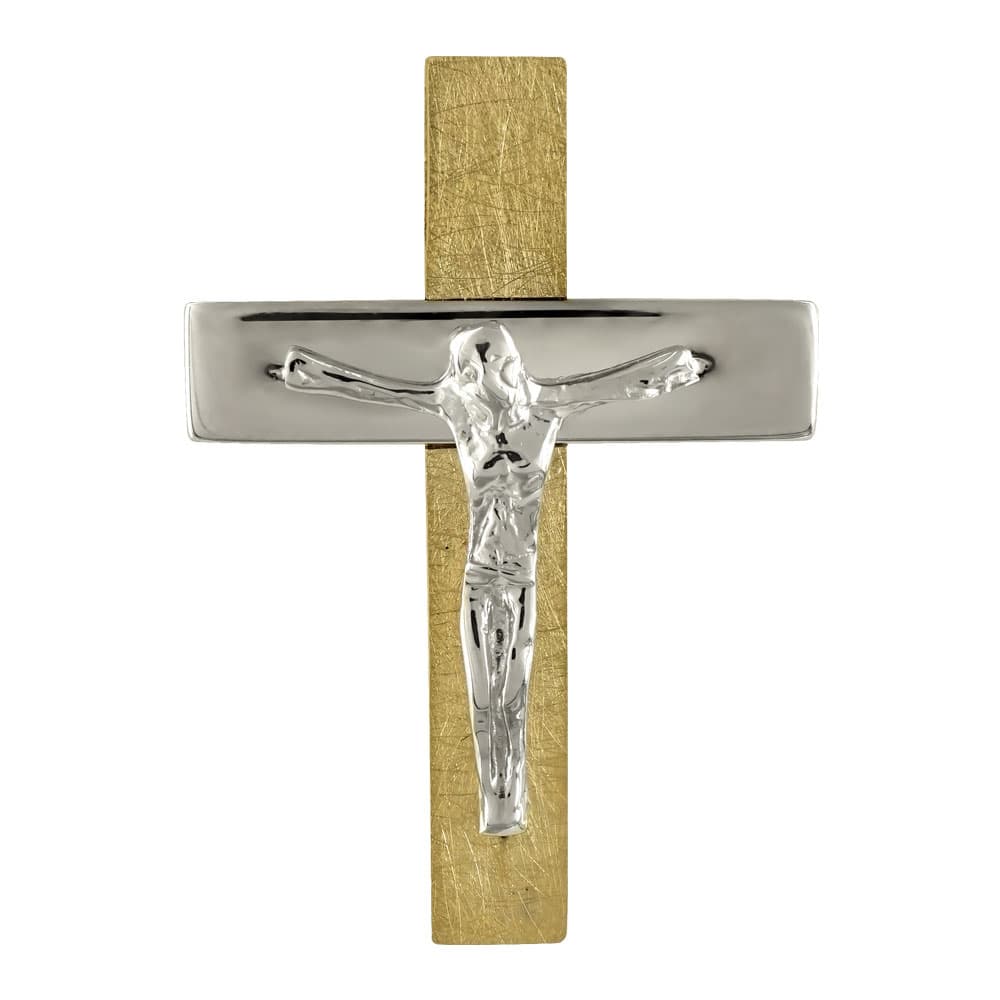 Boys' Baptism Crosses Gofas Gold