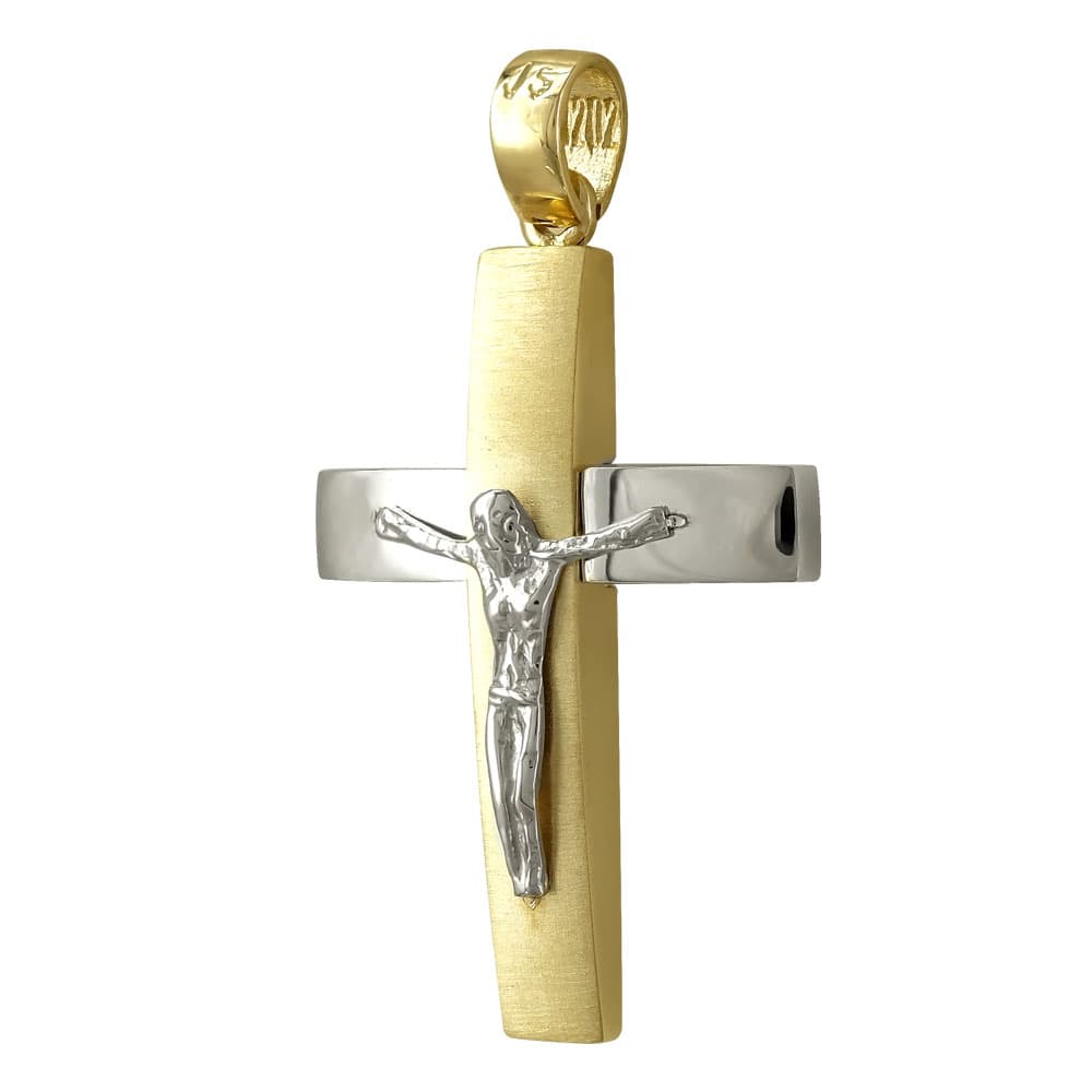 Boys' Baptism Crosses Gofas Gold