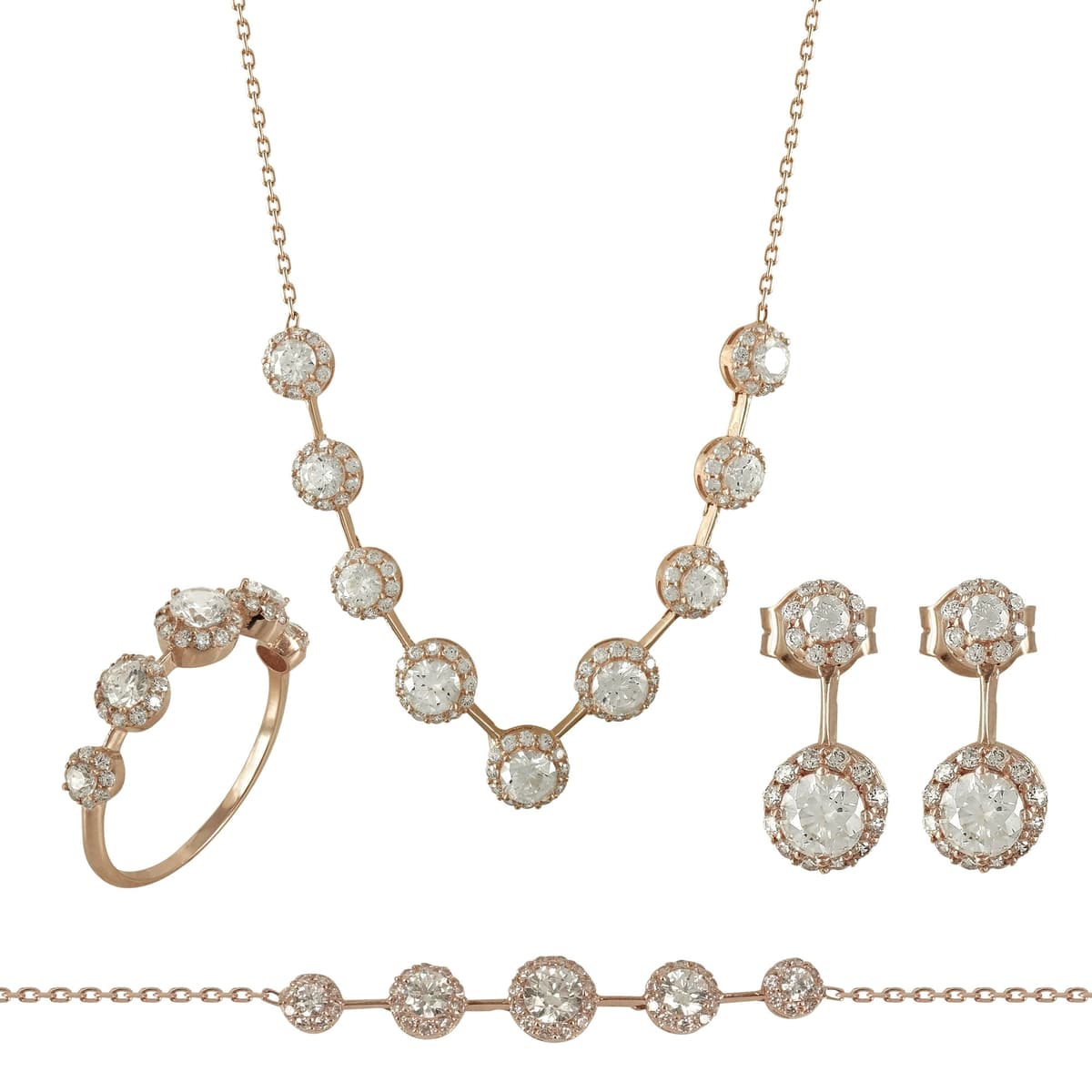 Women's Necklaces Gofas Rose Gold