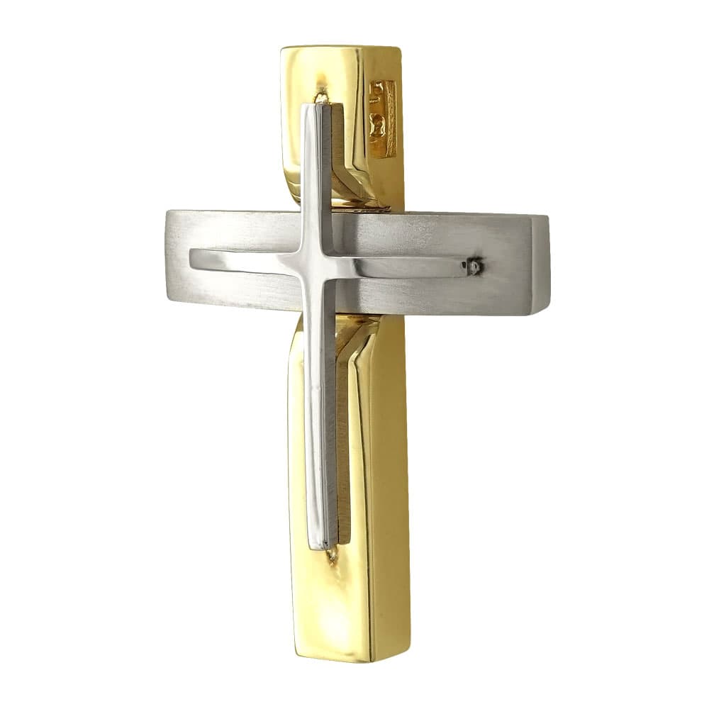 Boys' Baptism Crosses Gofas Gold