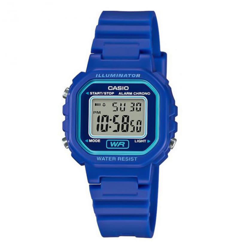 CASIO Sport Blue Rubber Stap LA-20WH-2AEF