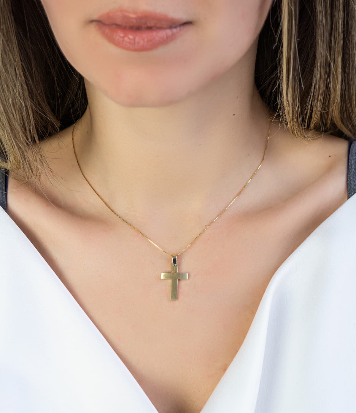 Boys' Baptism Crosses Gofas Gold