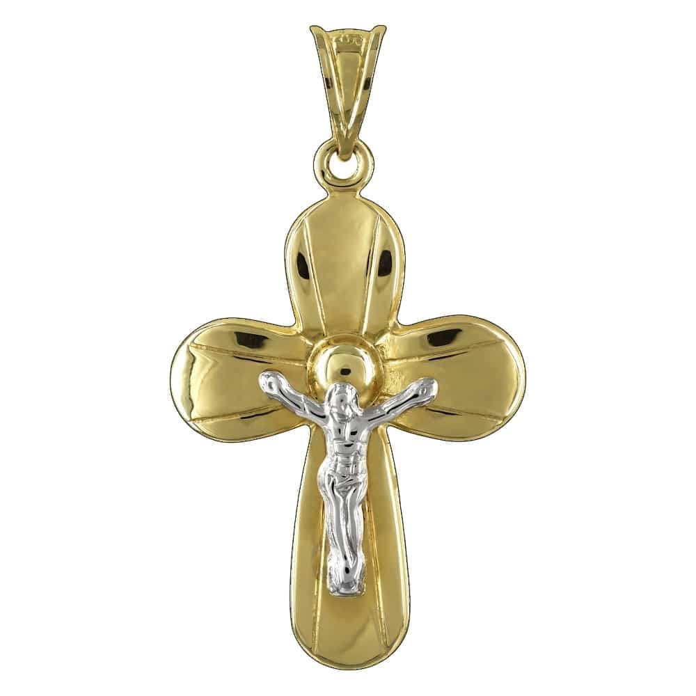 Girls' Baptism Crosses Gofas Gold