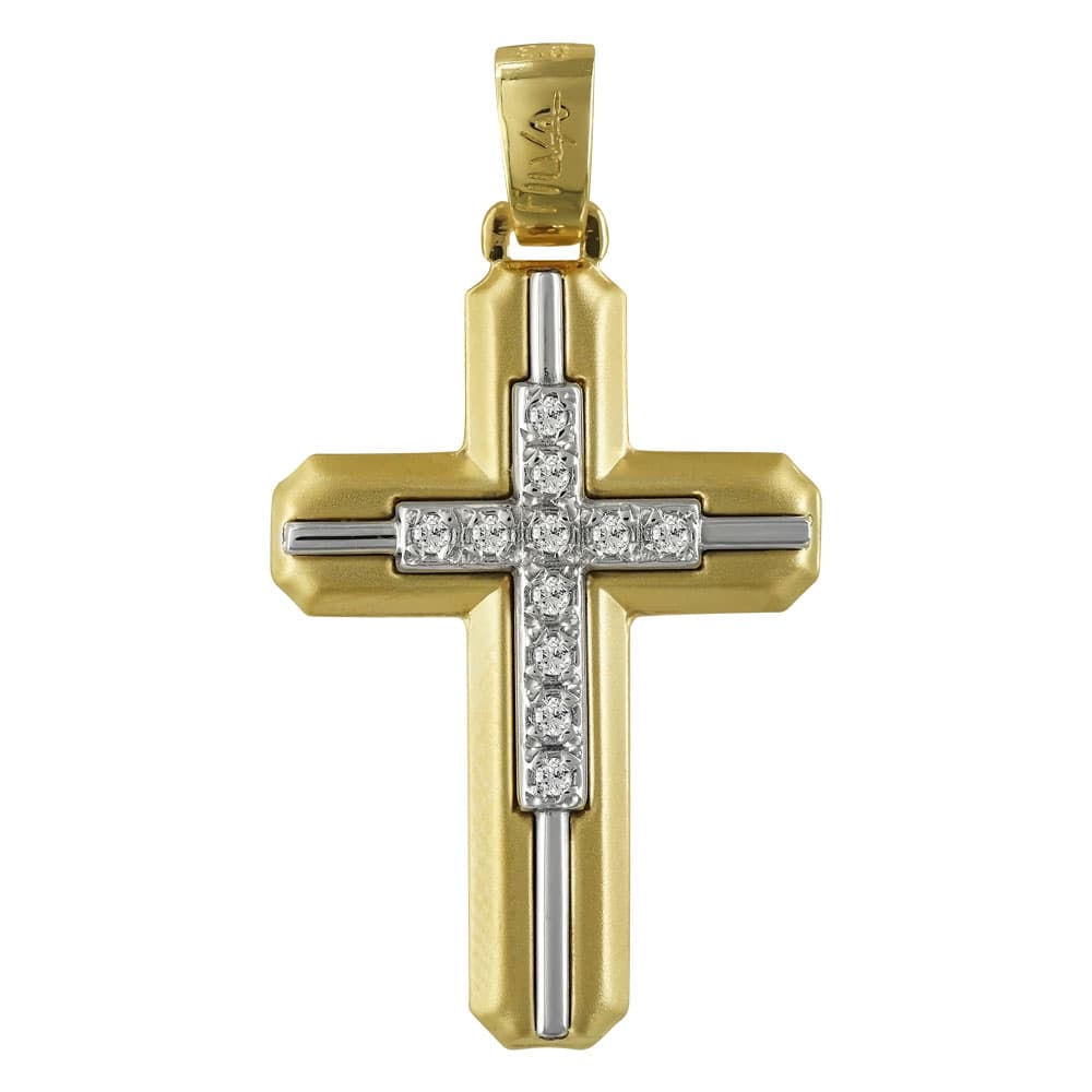 Girls' Baptism Crosses Gofas Gold