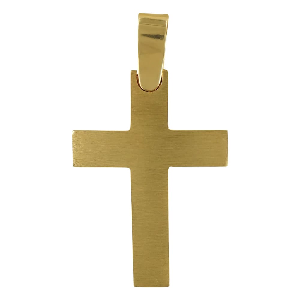 Boys' Baptism Crosses Gofas Gold