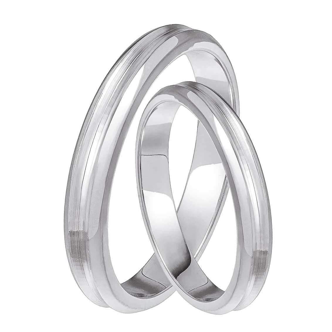 Women's Wedding Bands Gofas Silver