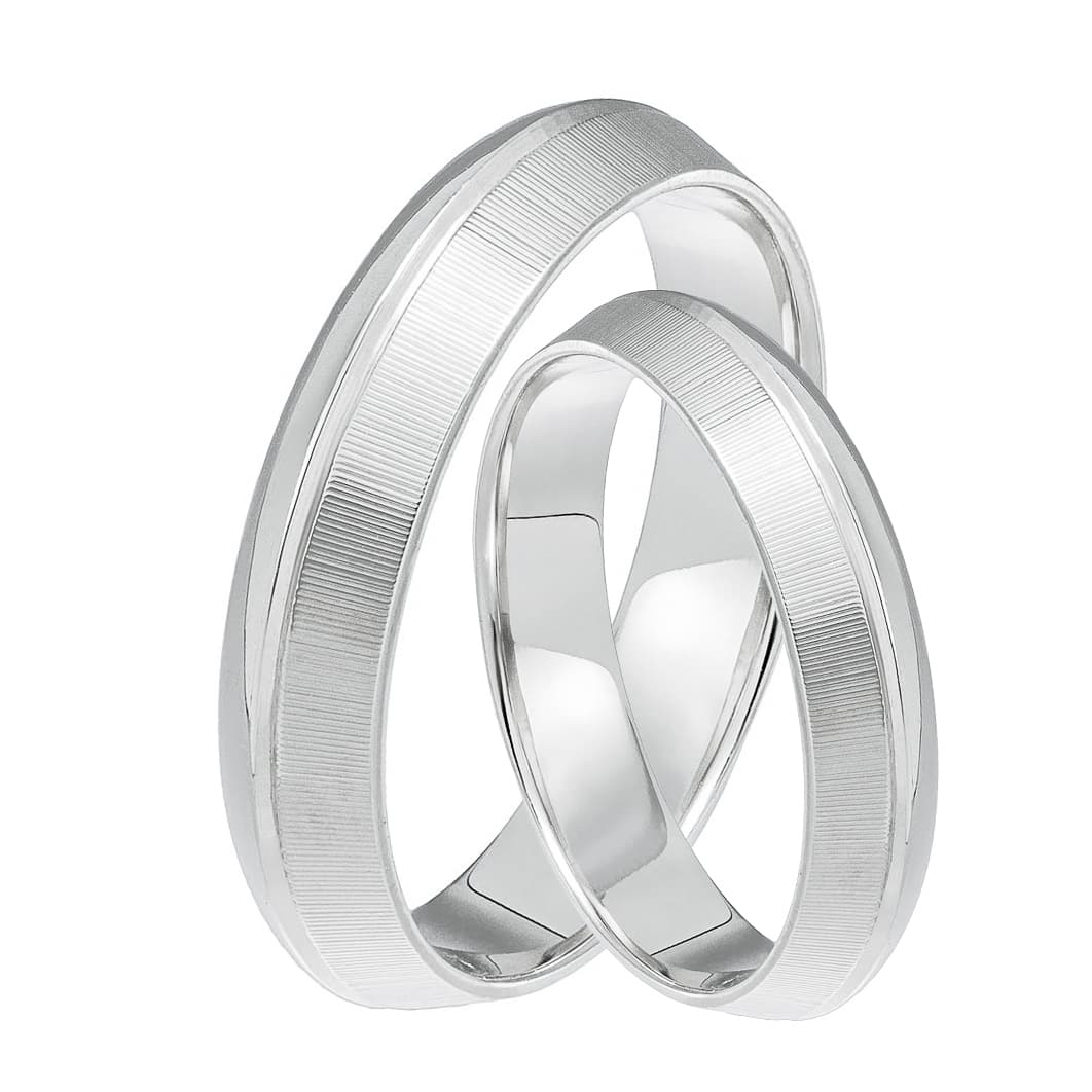 Women's Wedding Bands Gofas Silver