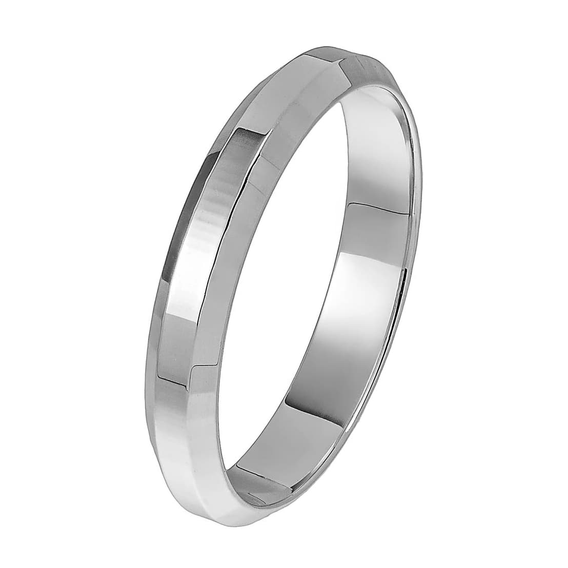 Ασημένια Βέρα Γάμου WRS248W