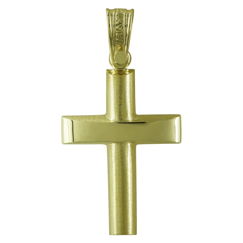 Boys' Baptism Crosses Σταυροί ΤΡΙΑΝΤΟΣ Gold