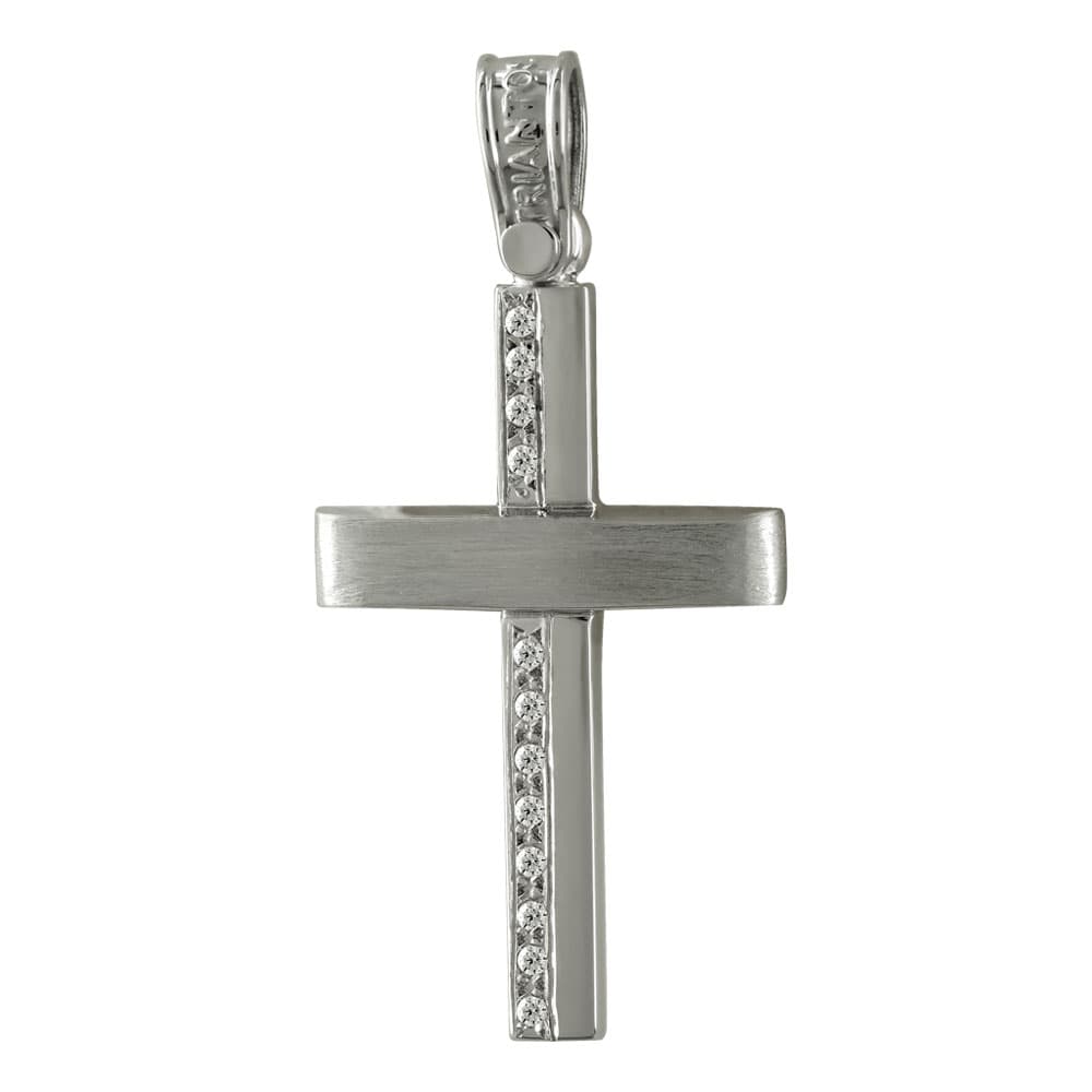 Girls' Baptism Crosses Σταυροί ΤΡΙΑΝΤΟΣ Gold