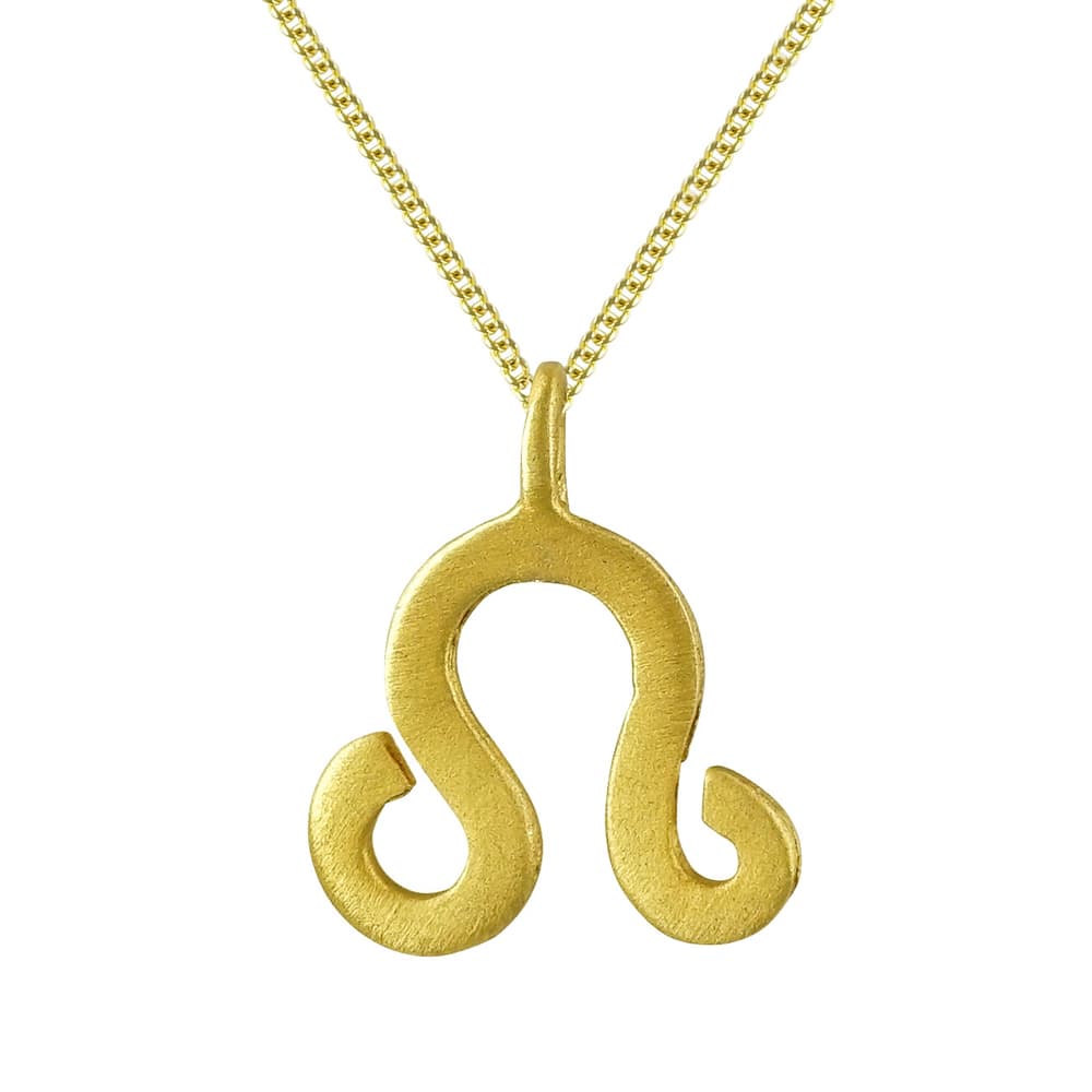 Ζώδιο Λέων Από Κίτρινο Χρυσό Κ14 ZD217