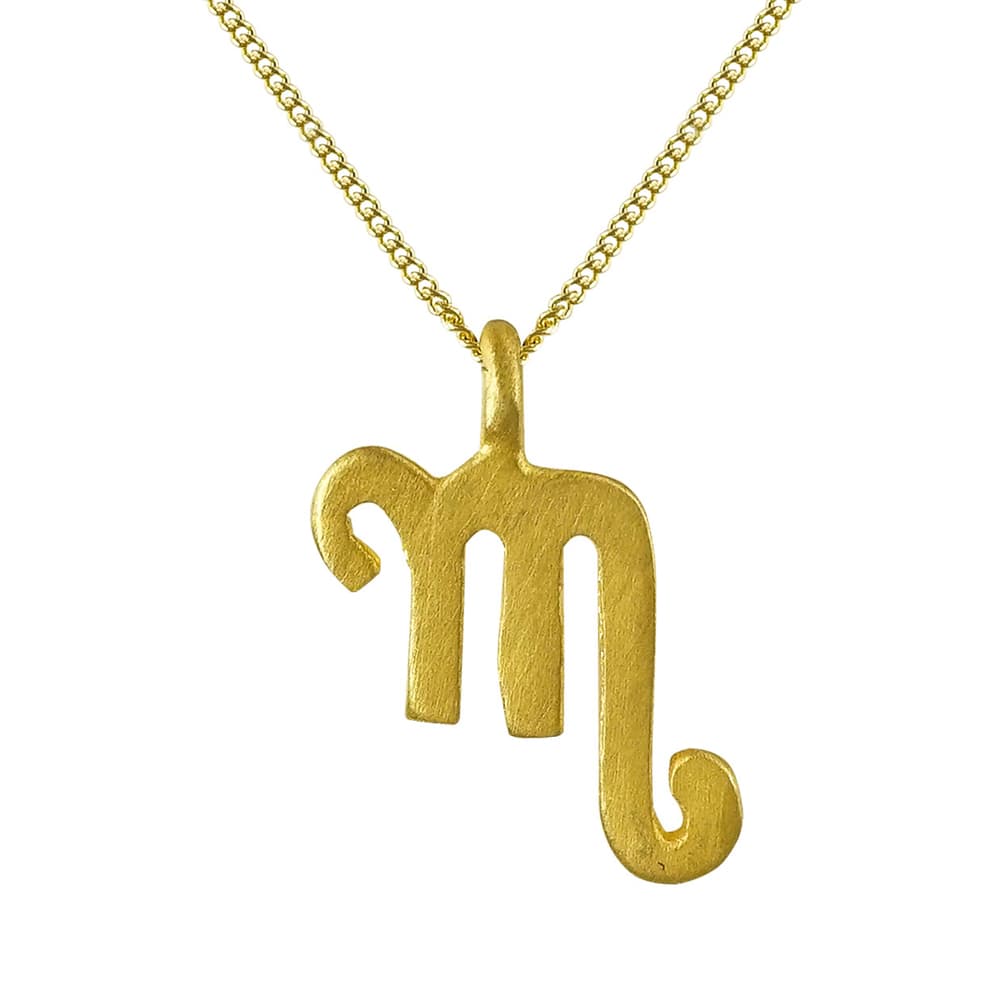 Ζώδιο Σκορπιός Από Κίτρινο Χρυσό Κ14 ZD220