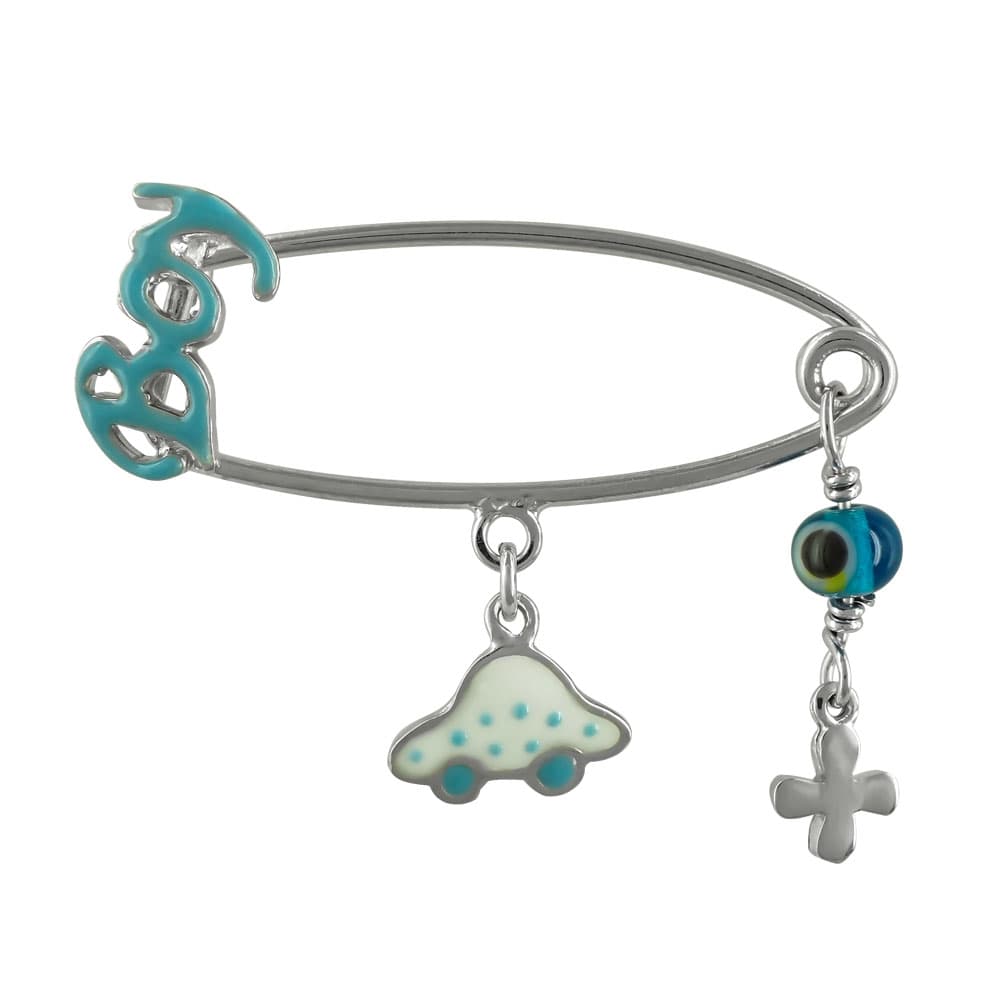 Ασημένια Παραμάνα Για Νεογέννητο PR449