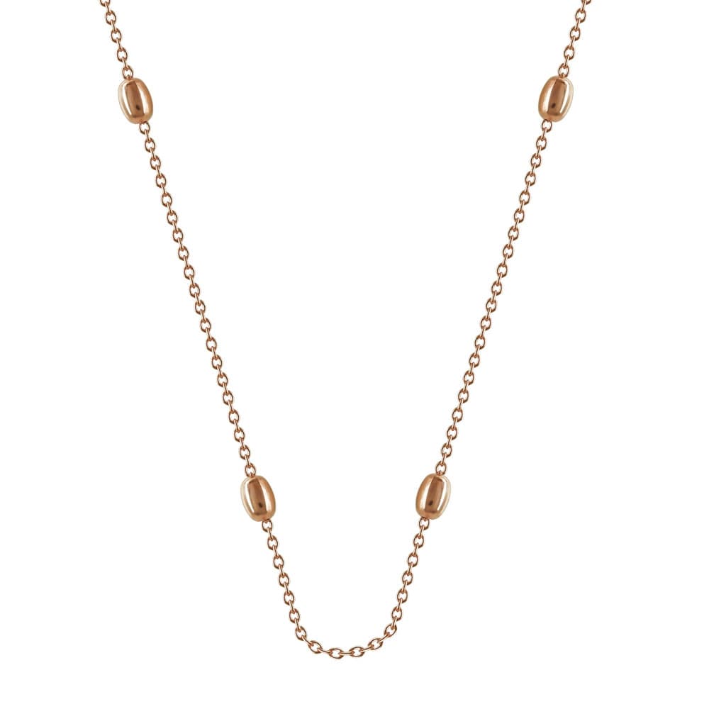 Αλυσίδα Από Ροζ Επιχρυσωμένο Ασήμι KL717