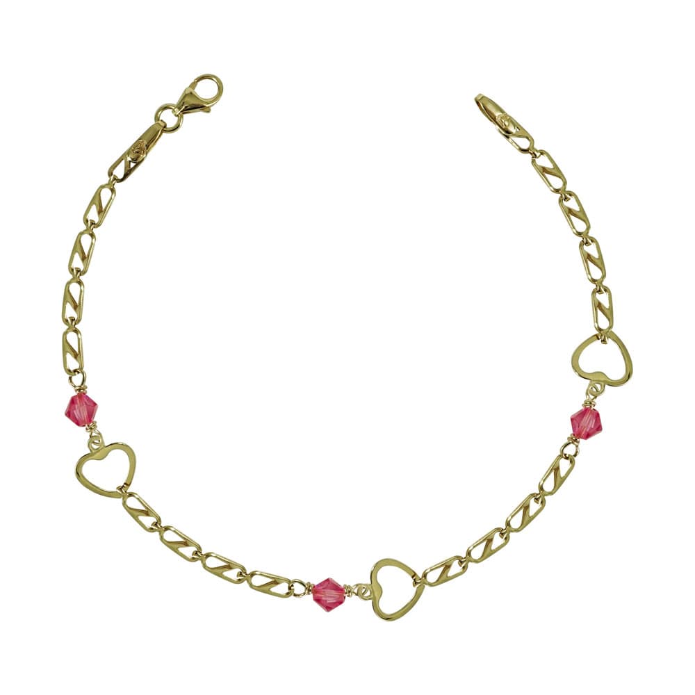 Κίτρινο Χρυσό Παιδικό Βραχιόλι Κ9 PVR373