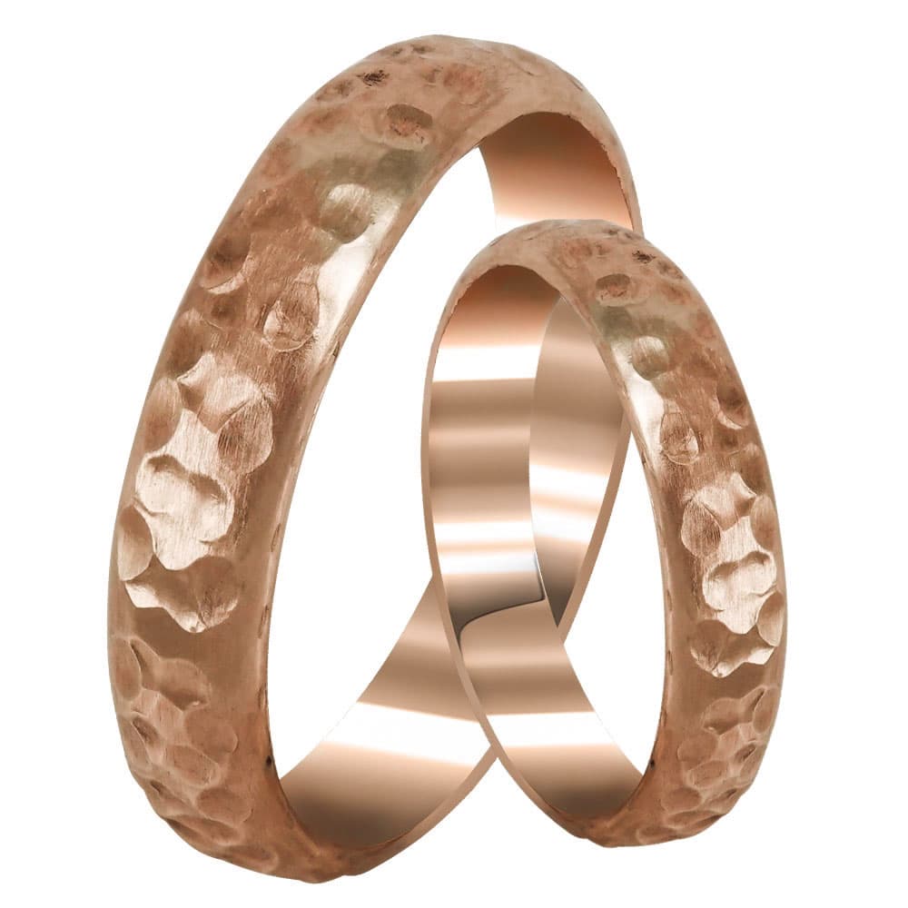 Women's Wedding Bands Gofas Rose Gold