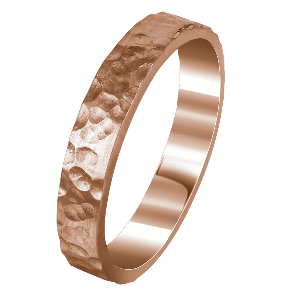 Ροζ Χρυσή Βέρα Γάμου WR290R