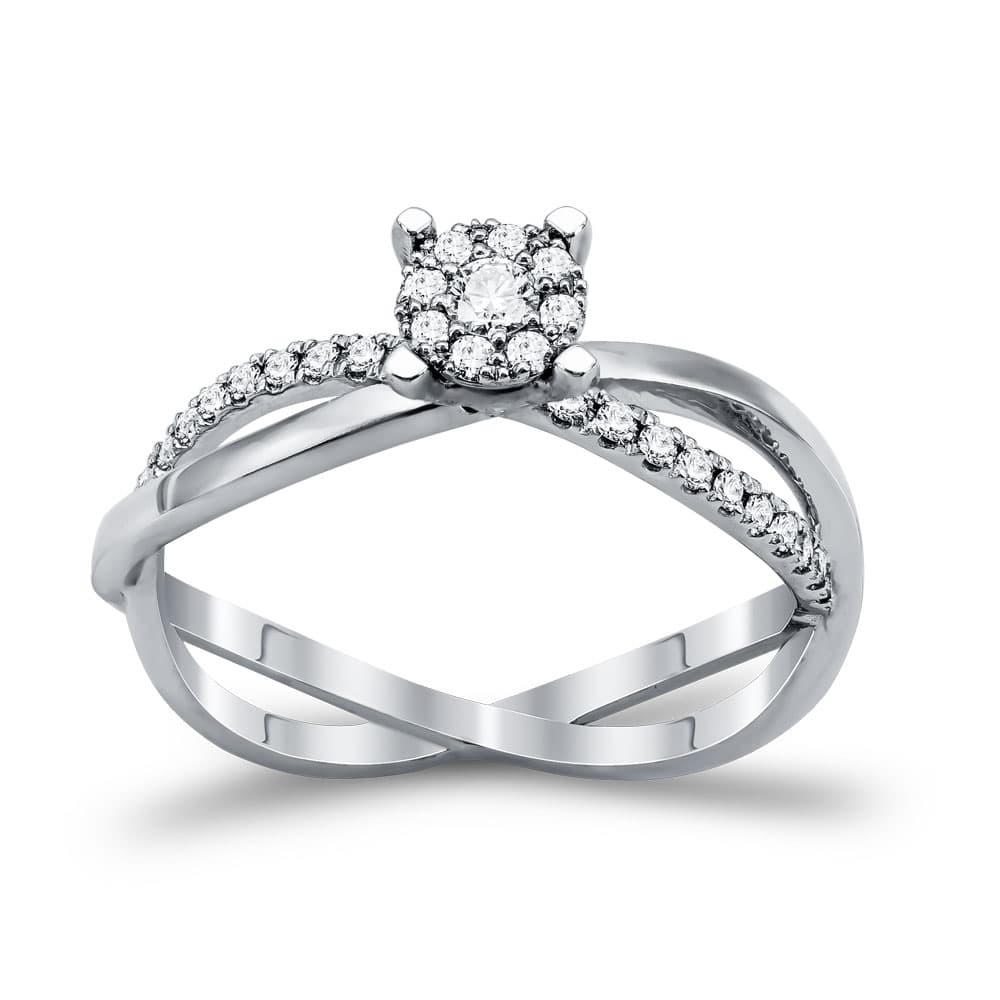 Women's Engagement Rings Gofas Silver