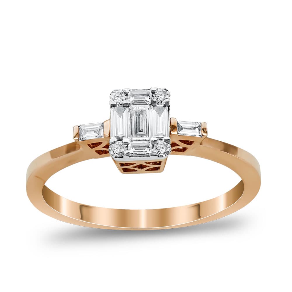 Women's Engagement Rings Gofas Rose Gold
