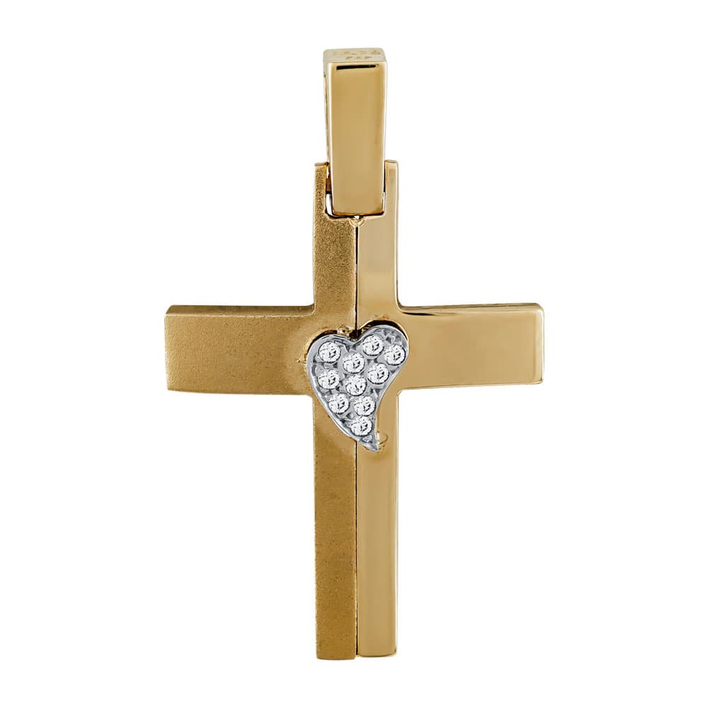 Girls' Baptism Crosses Gofas Gold