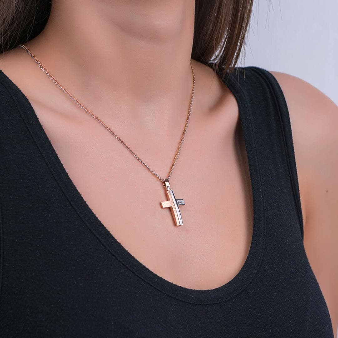 Girls' Baptism Crosses Gofas Gold