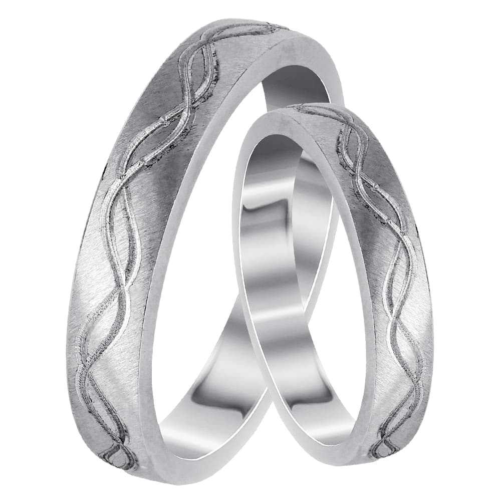 Women's Wedding Bands Gofas Silver