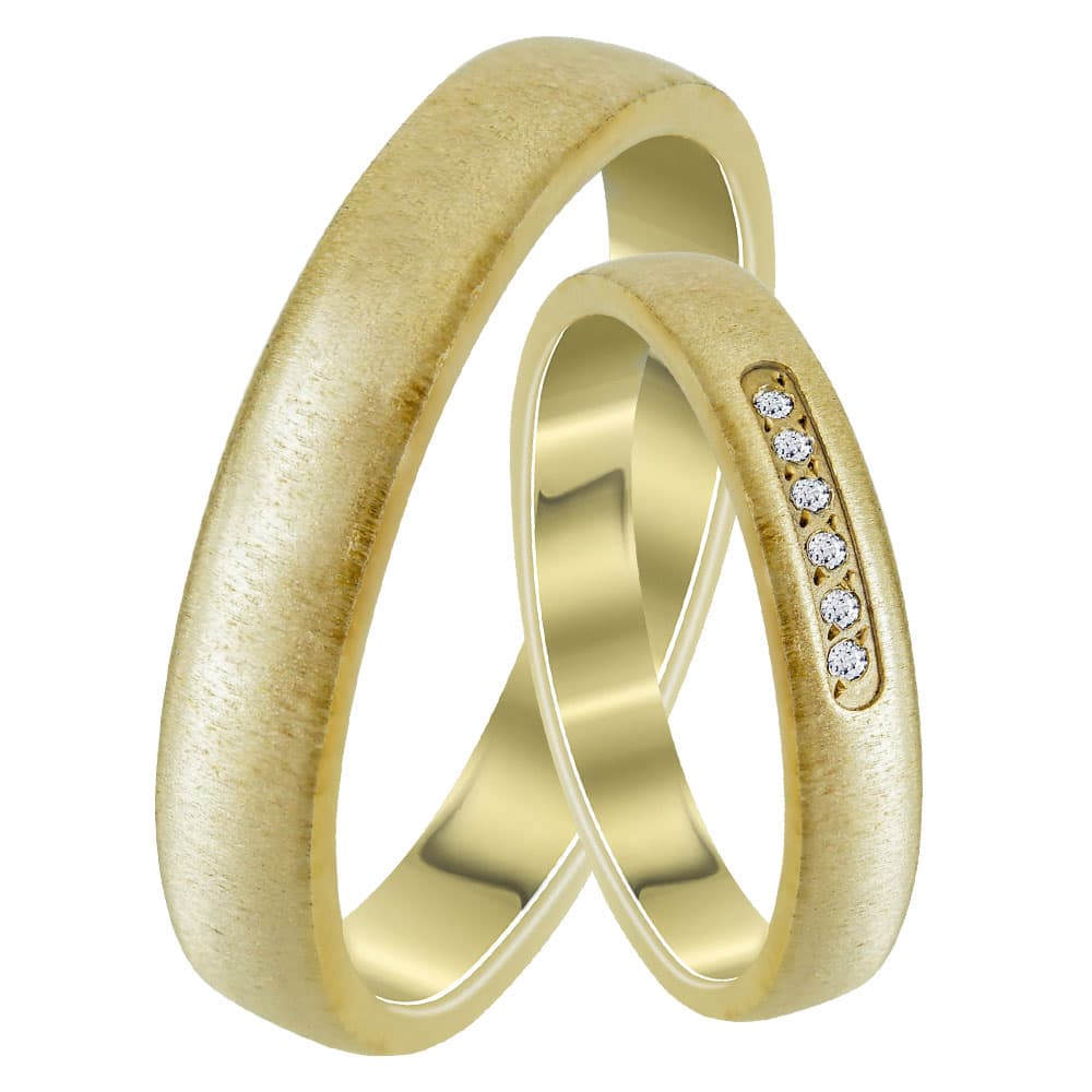 Women's Wedding Bands Gofas Gold