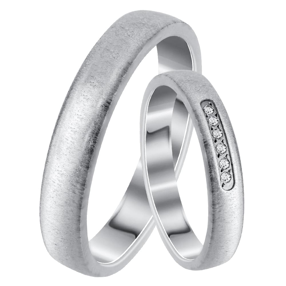 Women's Wedding Bands Gofas Silver