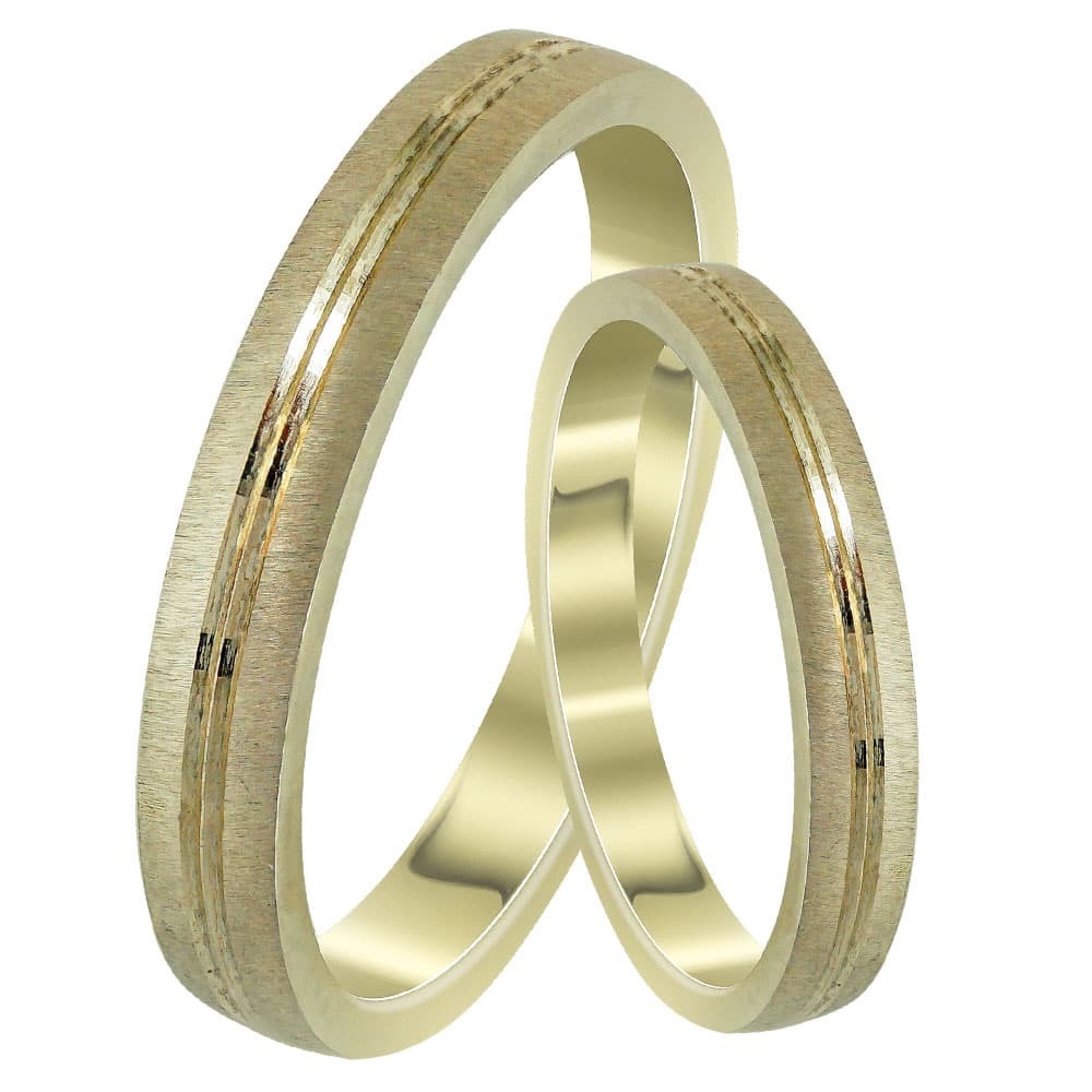 Women's Wedding Bands Gofas Gold