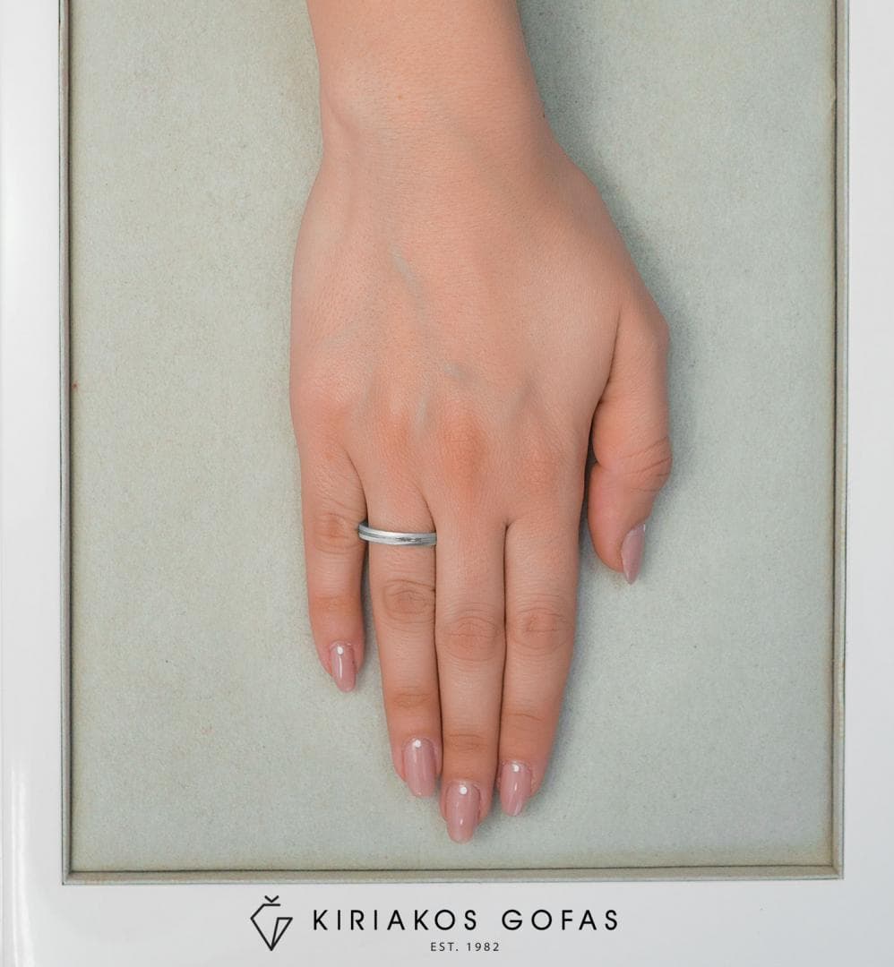 Women's Wedding Bands Gofas Silver