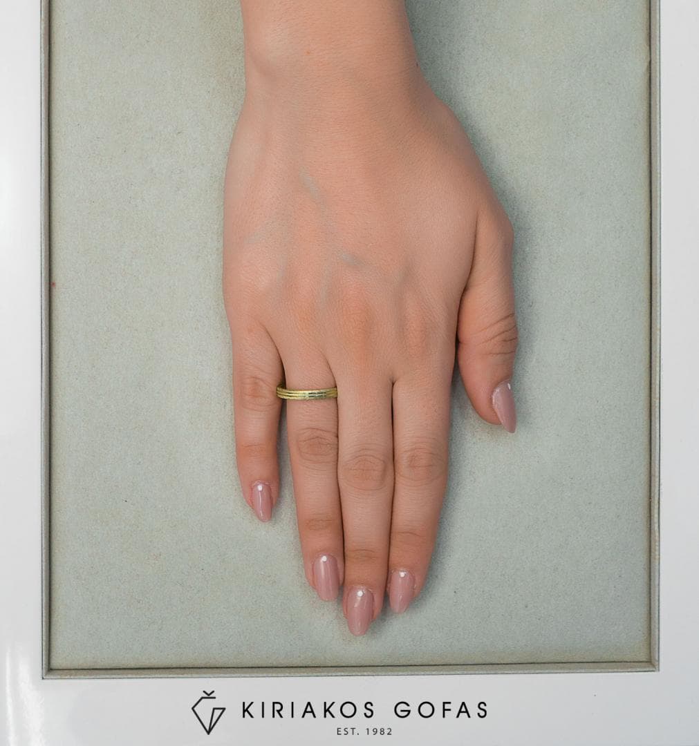 Women's Wedding Bands Gofas Gold