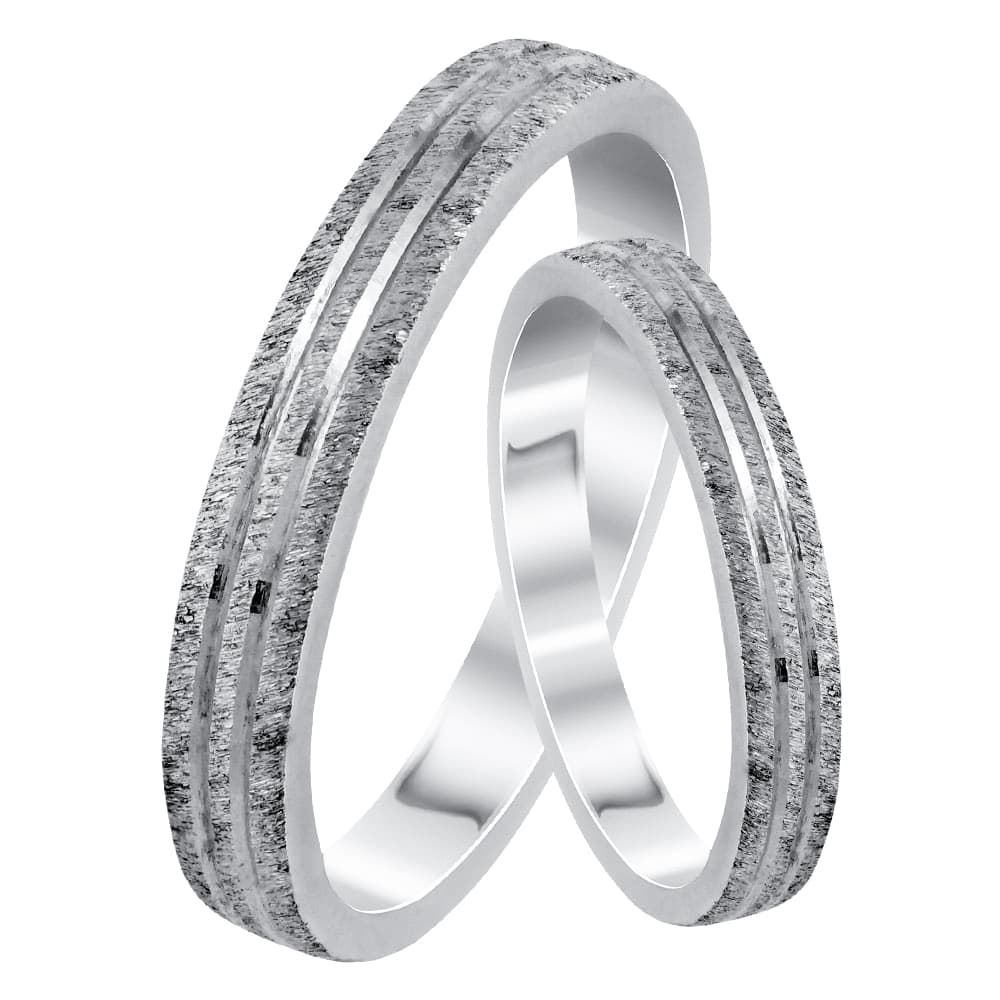 Women's Wedding Bands Gofas Silver
