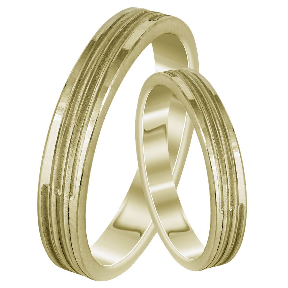 Women's Wedding Bands Gofas Gold